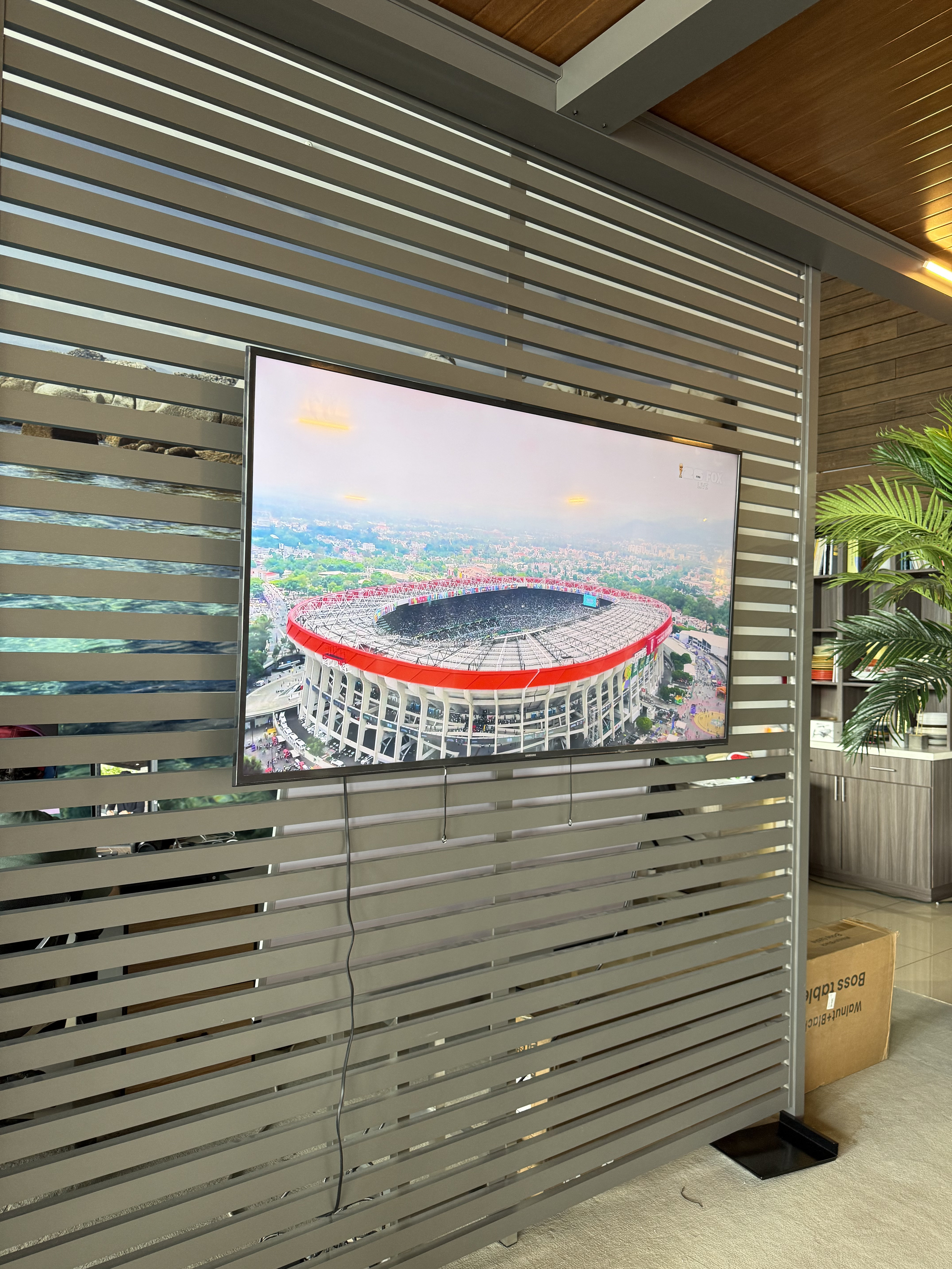 Living room TV setup